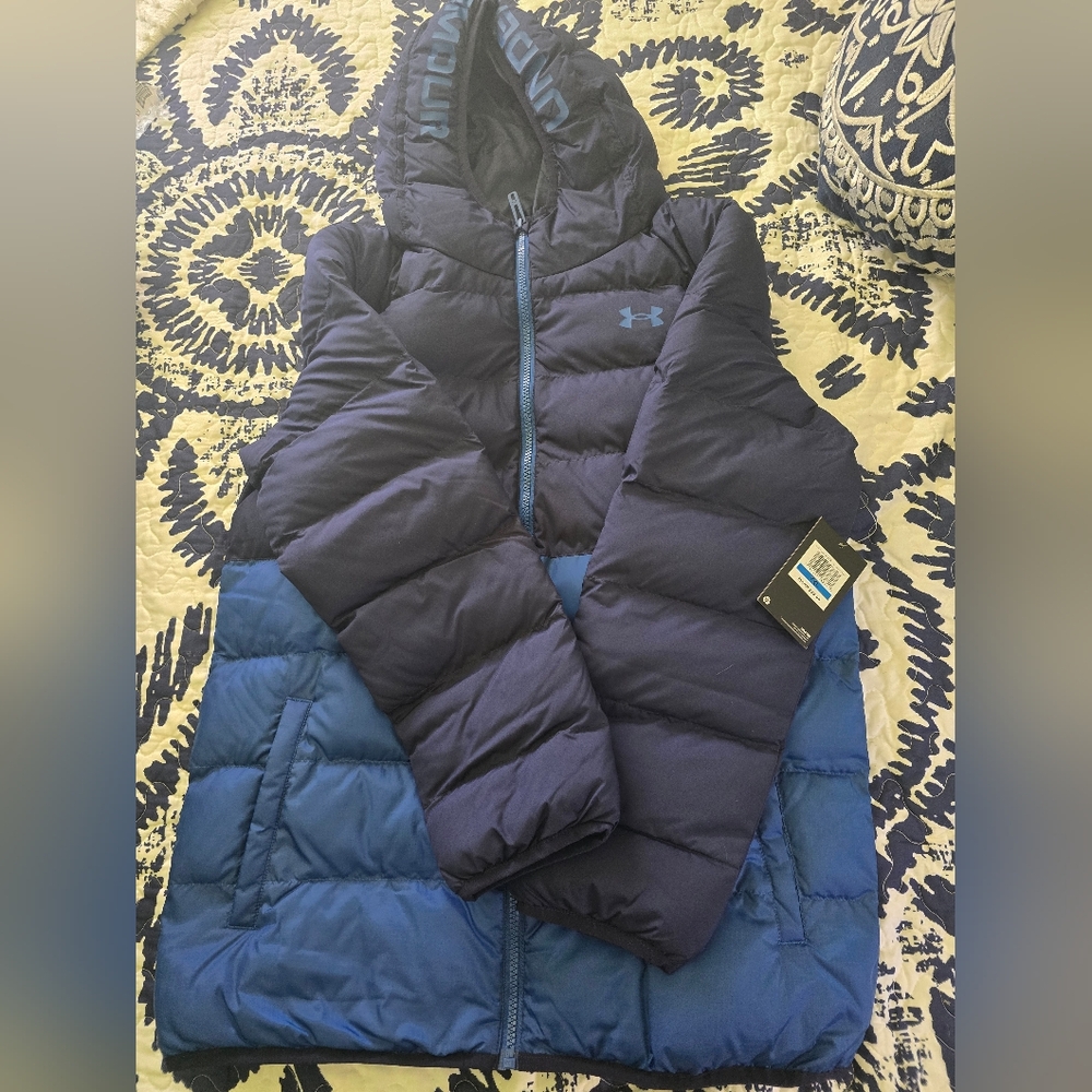 Youth Under Armour Boys' Pronto Colorblock Puffer Jacket